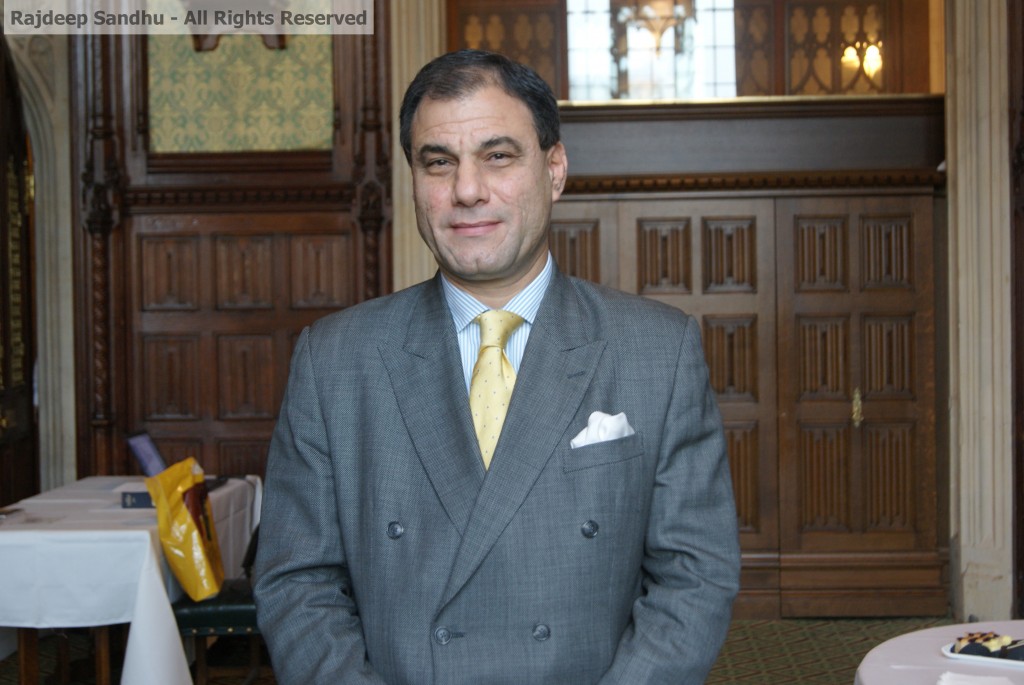 Newly-elected Chair, Lord Bilimoria